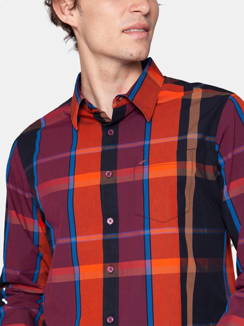 CAMISA HOMBRE ELLUS ALGODÓN MANGA LARGA - 3