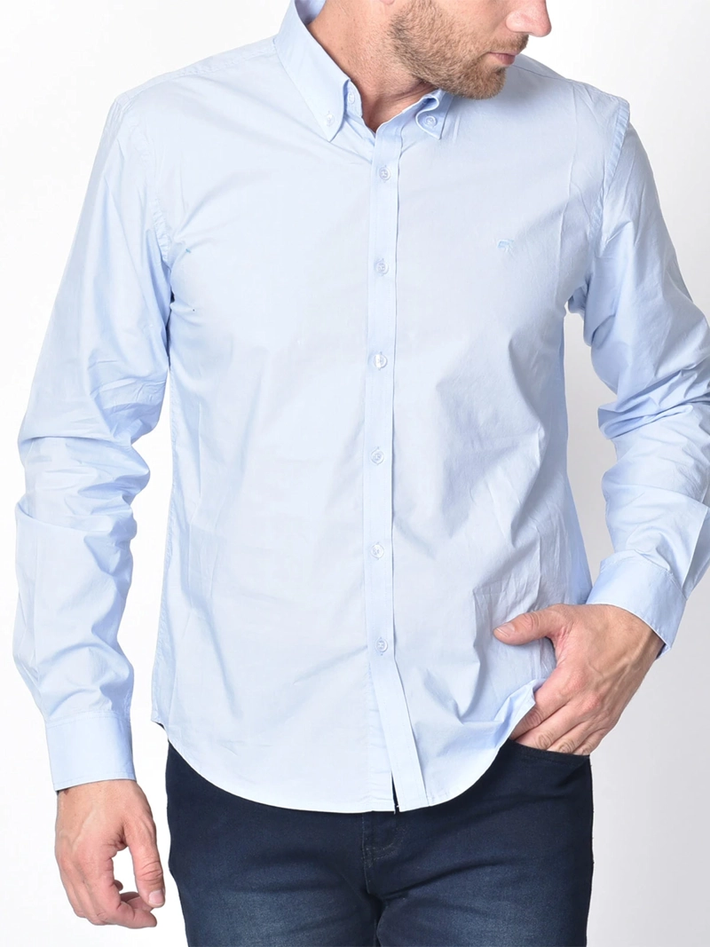 CAMISA HOMBRE ELLUS ALGODÓN MANGA LARGA - 1