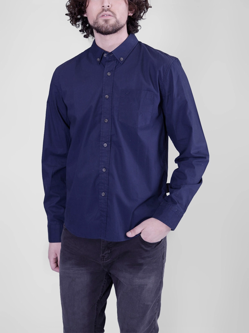 CAMISA HOMBRE ELLUS ALGODÓN MANGA LARGA - 1