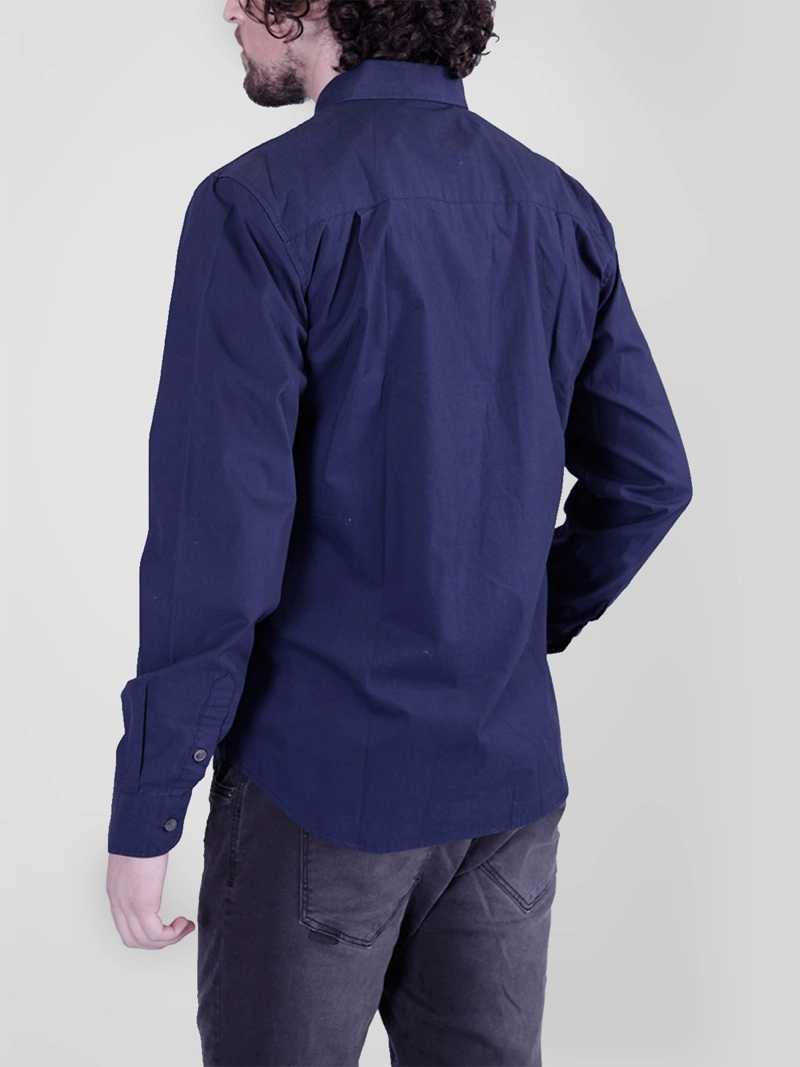 CAMISA HOMBRE ELLUS ALGODÓN MANGA LARGA - 2