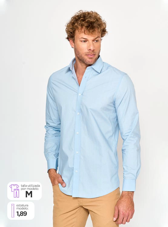 CAMISA HOMBRE CACHAREL SLIM - 1