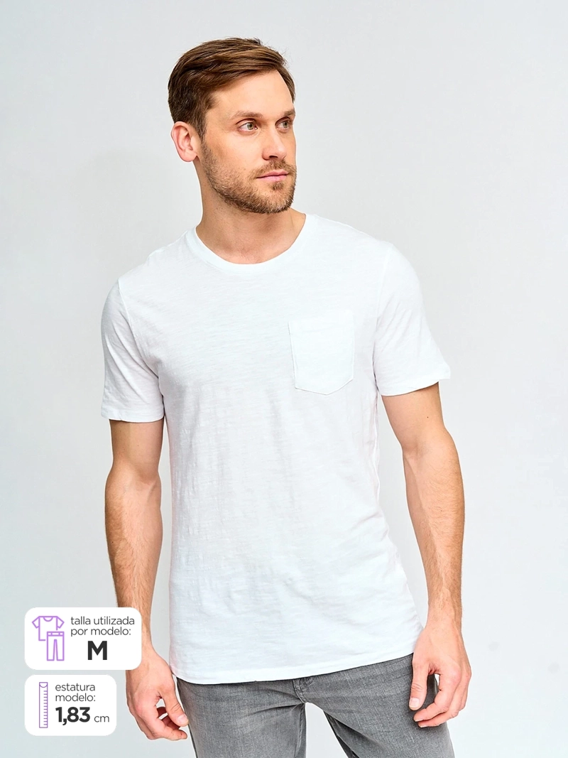 POLERA HOMBRE MARQUIS CON BOLSILLO - 1
