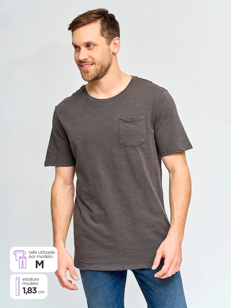 POLERA HOMBRE MARQUIS CON BOLSILLO - 1