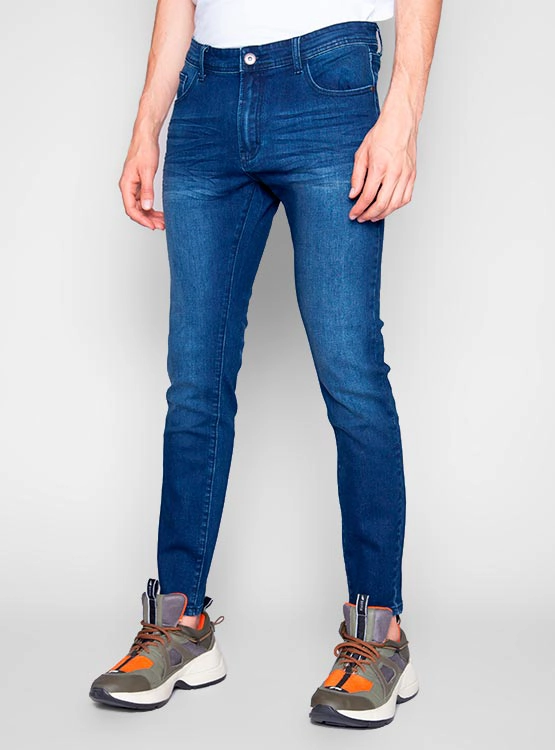 JEANS HOMBRE ELLUS  SLIM FIT FOCALIZADO - 2