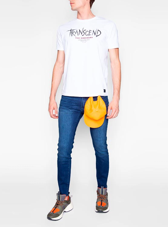 JEANS HOMBRE ELLUS  SLIM FIT FOCALIZADO - 1