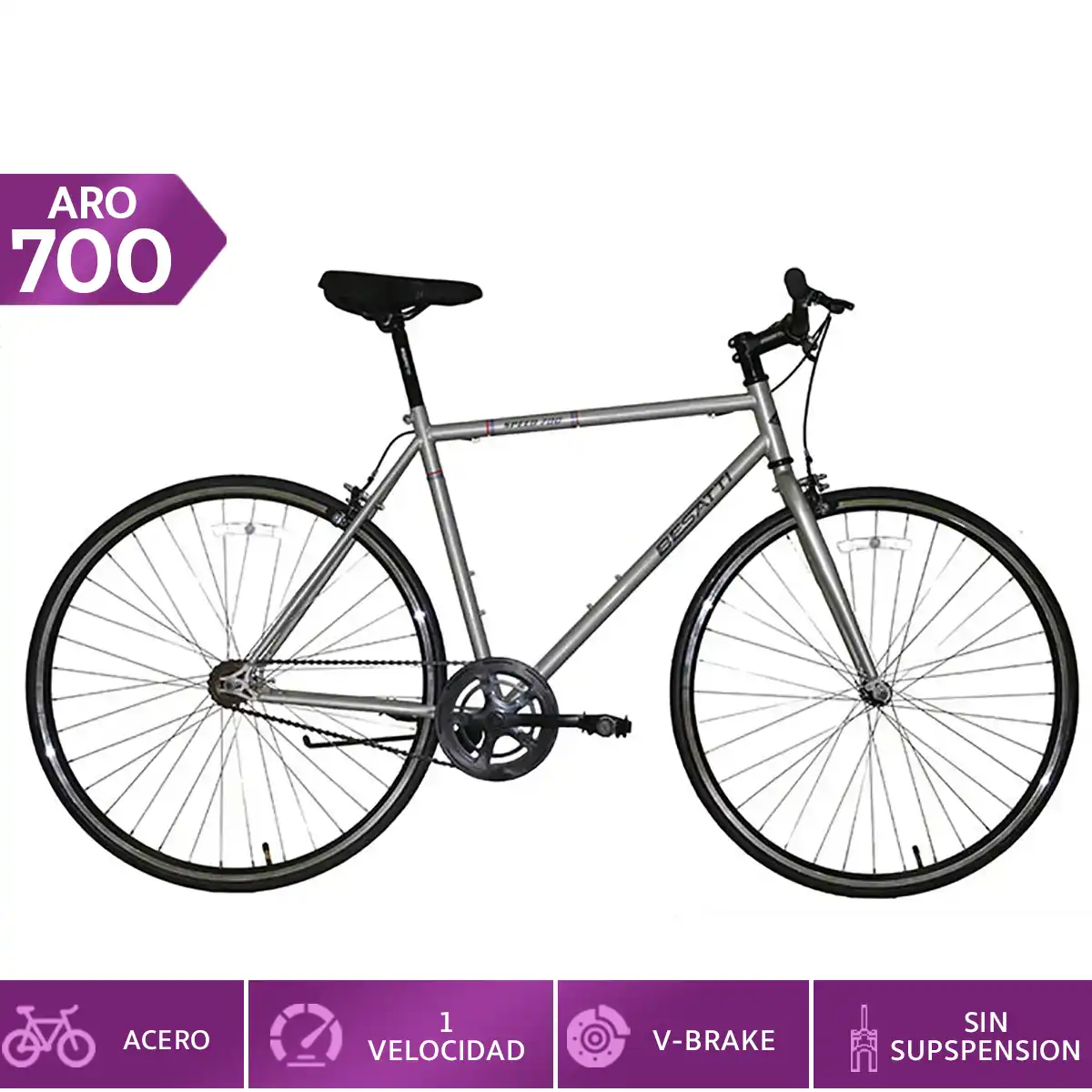 BICICLETA RUTA BESATTI 2022 SPEED X25C ARO 700