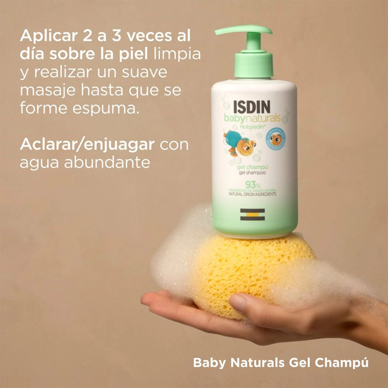 GEL CHAMPU ISDIN BABY NATURALS 400 ML - 4