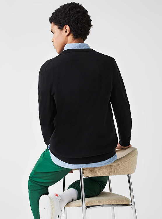 SWEATER MANGA LARGA ALGODÓN HOMBRE LACOSTE - 2