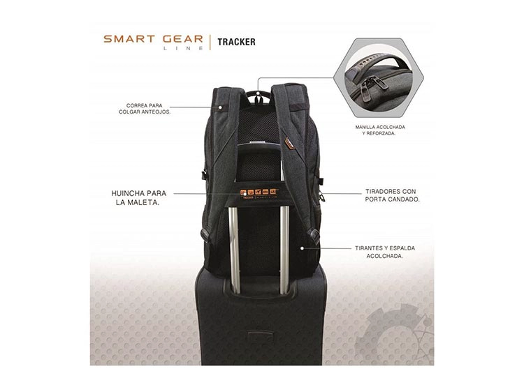 MOCHILA HEAD TRACKER 19 MELANGE NG - 6