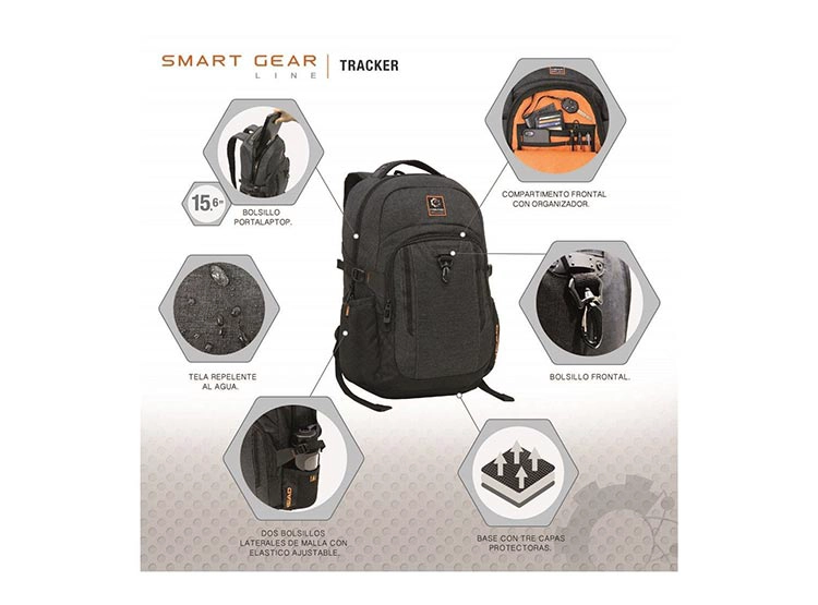 MOCHILA HEAD TRACKER 19 MELANGE NG - 7