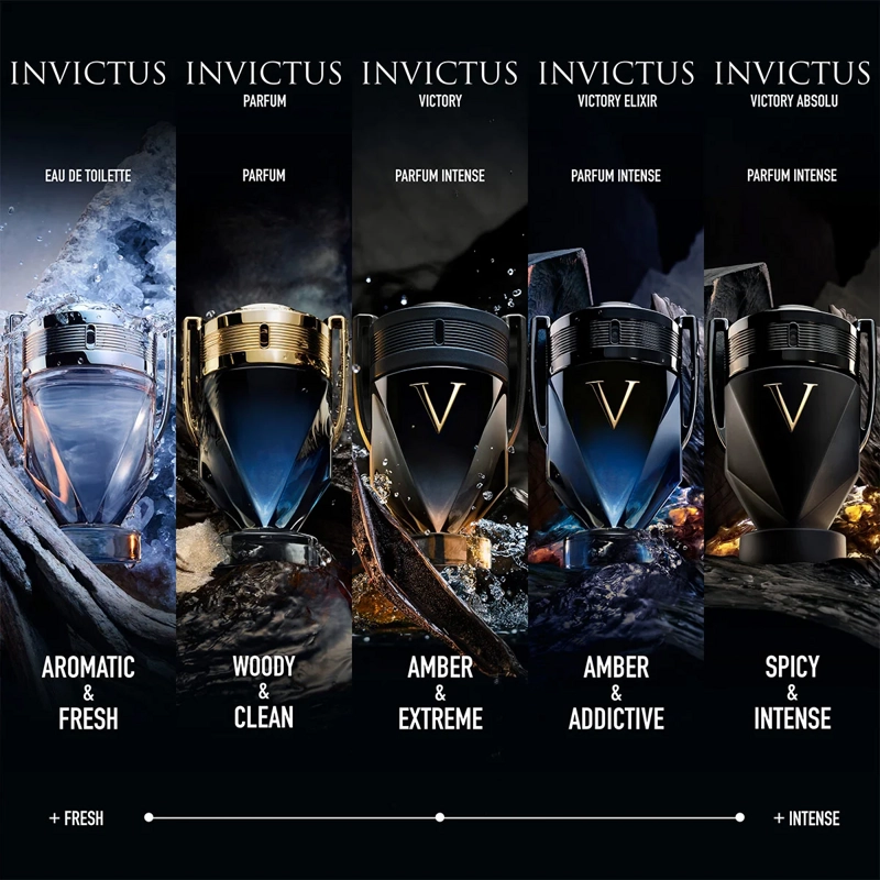 PERFUME RABANNE INVICTUS VICTORY HOMBRE EDP 100 ML - 4