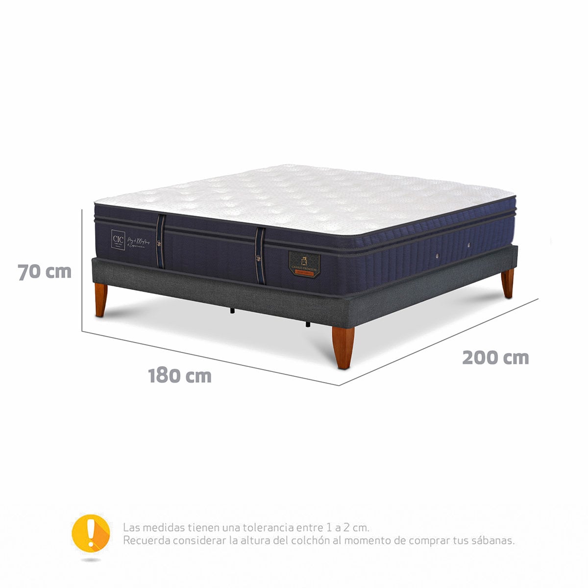 CAMA EUROPEA CIC CURVE GRAND PREMIUM KING - 11