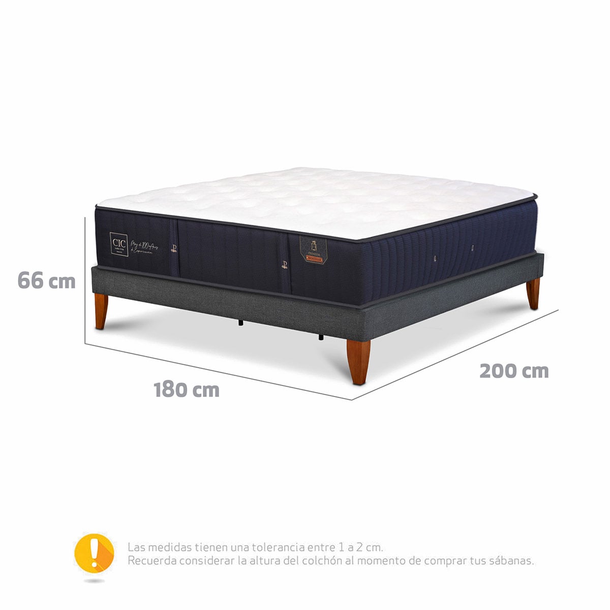 CAMA EUROPEA CIC CURVE PREMIUM KING - 11