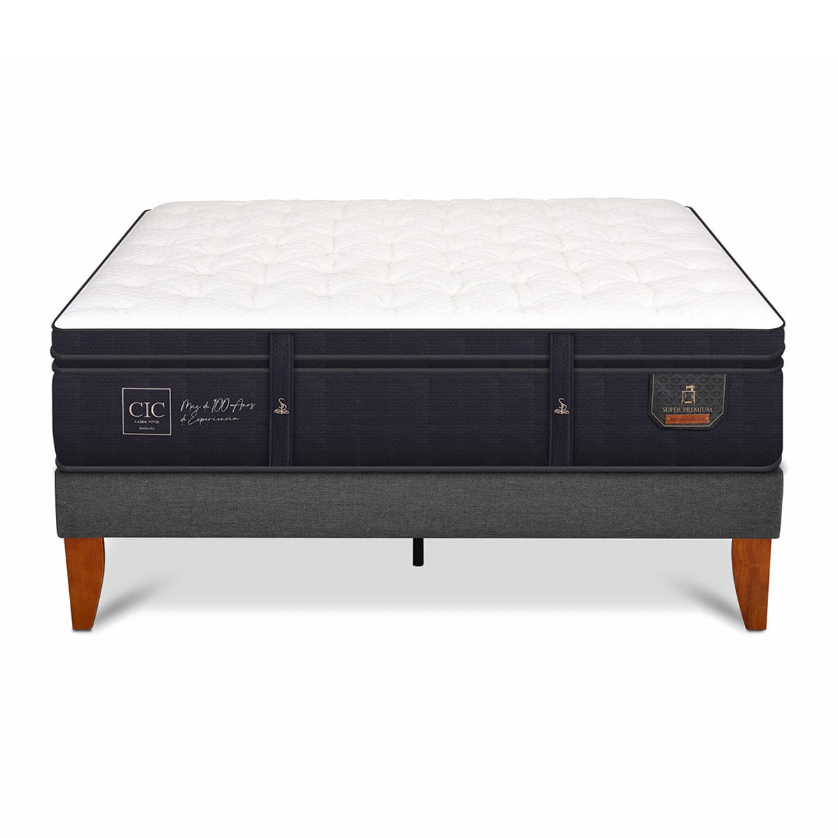 CAMA EUROPEA CIC CURVE SUPER PREMIUM 2 PLAZAS - 1