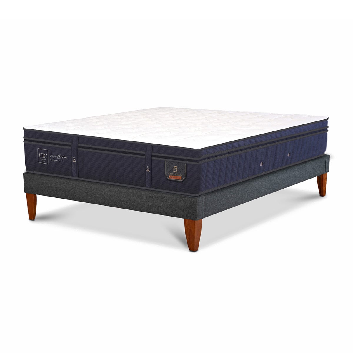 CAMA EUROPEA CIC CURVE SUPER PREMIUM 2 PLAZAS - 2