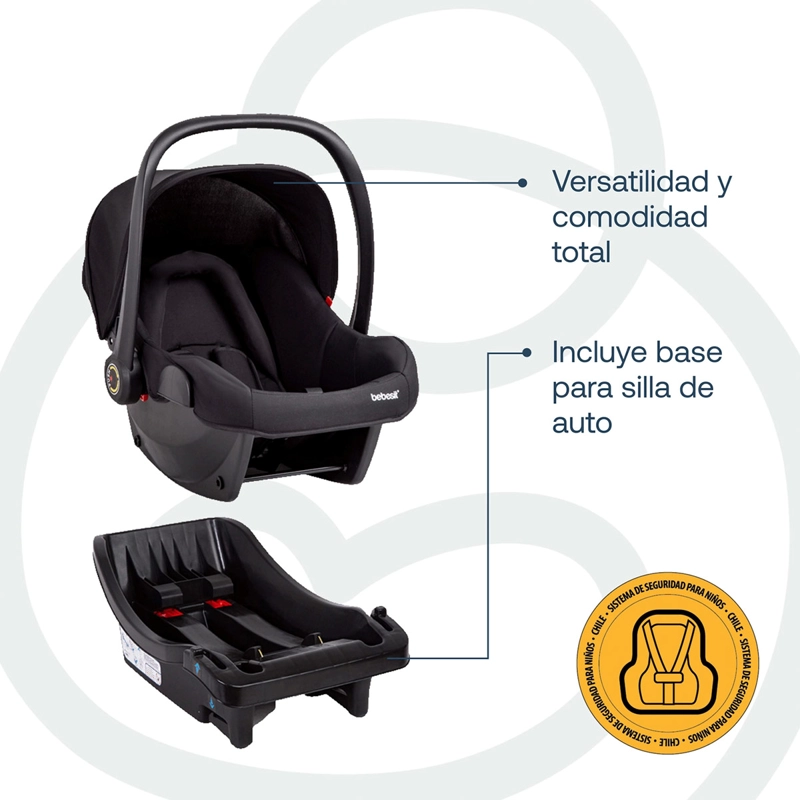 COCHE CUNA TRAVEL SYSTEM BEBE SWIFT 360 BEBESIT - 4