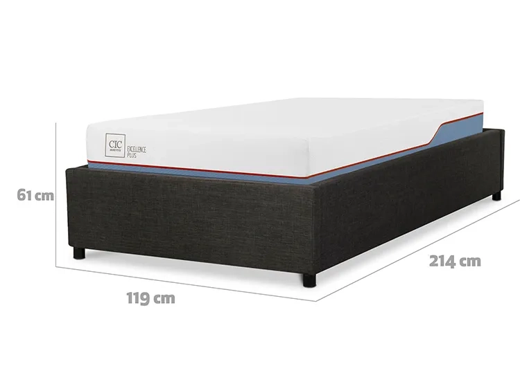 CAMA BOX CIC EXCELLENCE PLUS SPACE 1.5 PLAZAS - 3