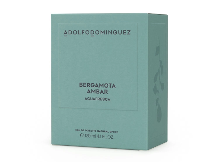 PERFUME ADOLFO DOMINGUEZ AGUA FRESCA BERGAMOTA AMBAR HOMBRE EDT 120 ML - 3