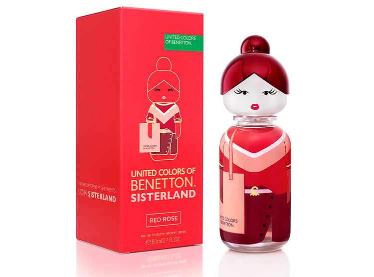 PERFUME BENETTON SISTERLAND RED ROSE MUJER EDT 80 ML - 1