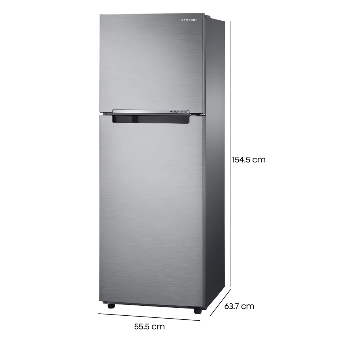 REFRIGERADOR TOP FREEZER SAMSUNG RT22FARADS8/ZS 236L GRIS - 3