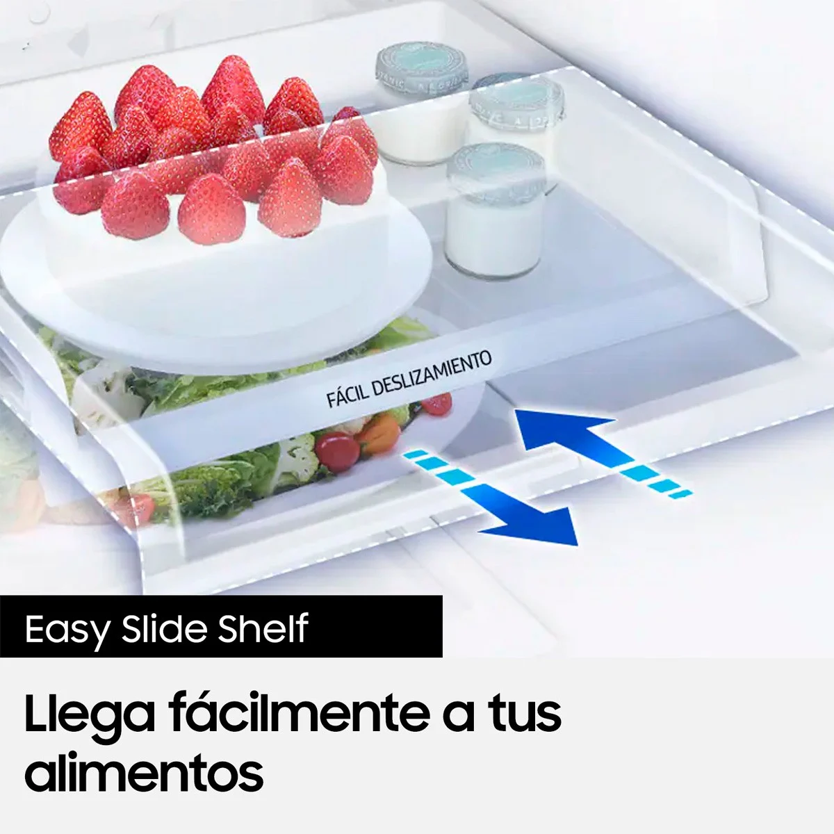 REFRIGERADOR TOP FREEZER SAMSUNG RT22FARADS8/ZS 236L GRIS - 6