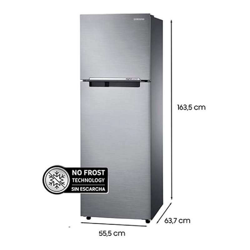 REFRIGERADOR TOP FREEZER SAMSUNG RT25FARADS8/ZS 255L GRIS - 4