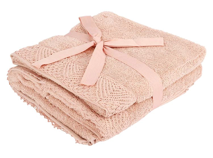 JUEGO TOALLAS RIPLEY HOME CAJA REGALO PALO ROSA - 1
