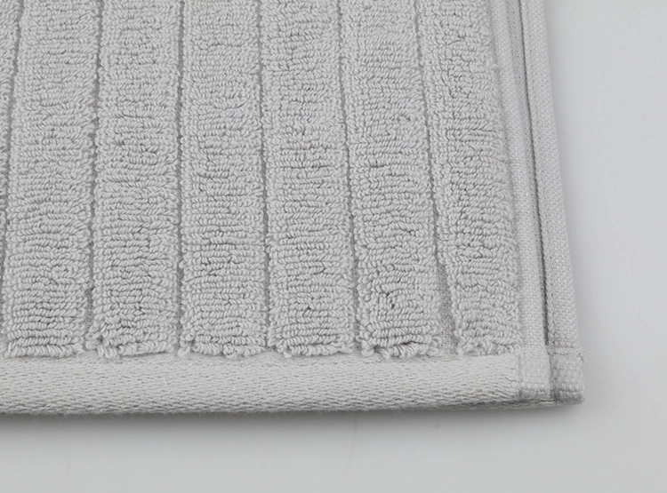 TOALLA DE BAÑO RIPLEY HOME JACQUARD 70X140 CM GRIS - 2