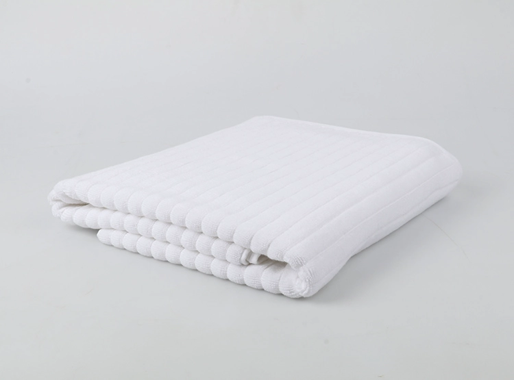 TOALLA SÁBANA RIPLEY HOME JACQUARD BLANCO - 1