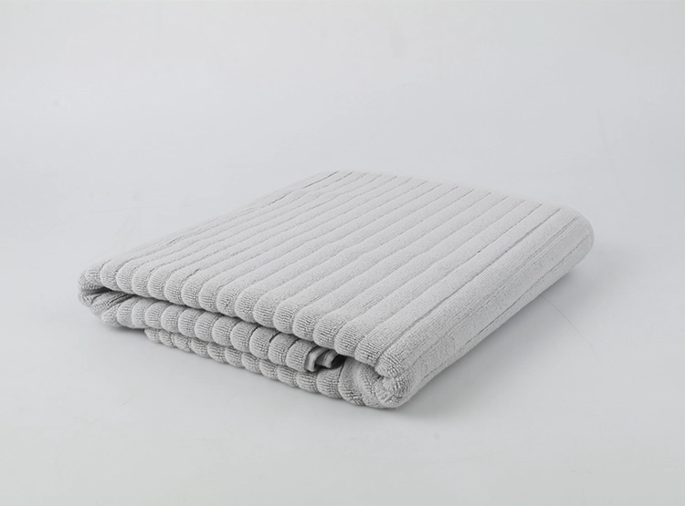 TOALLA SÁBANA RIPLEY HOME JACQUARD GRIS - 1