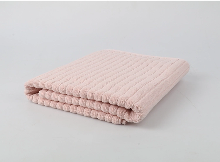 TOALLA SÁBANA RIPLEY HOME JACQUARD PALO ROSA - 1