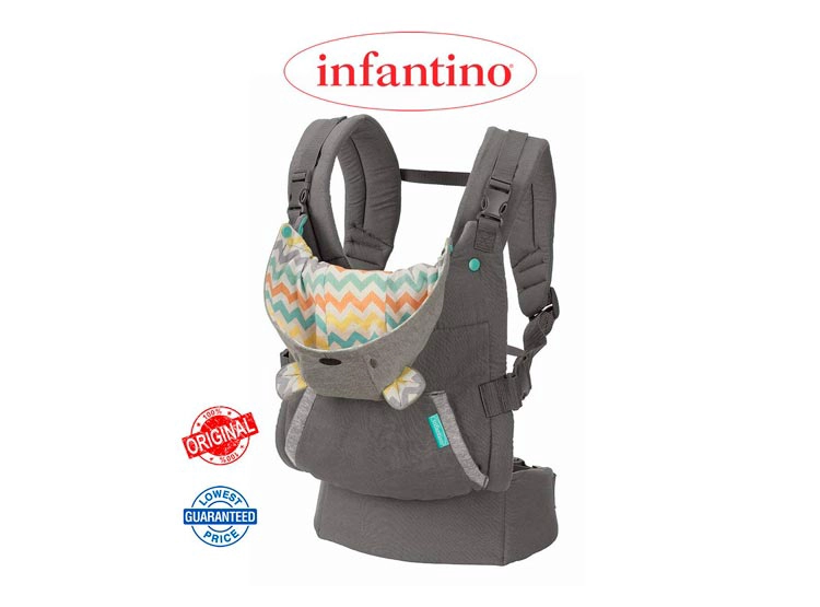 ARNÉS PORTABEBÉS INFANTINO CUDDLE UP GRAFITO - 2