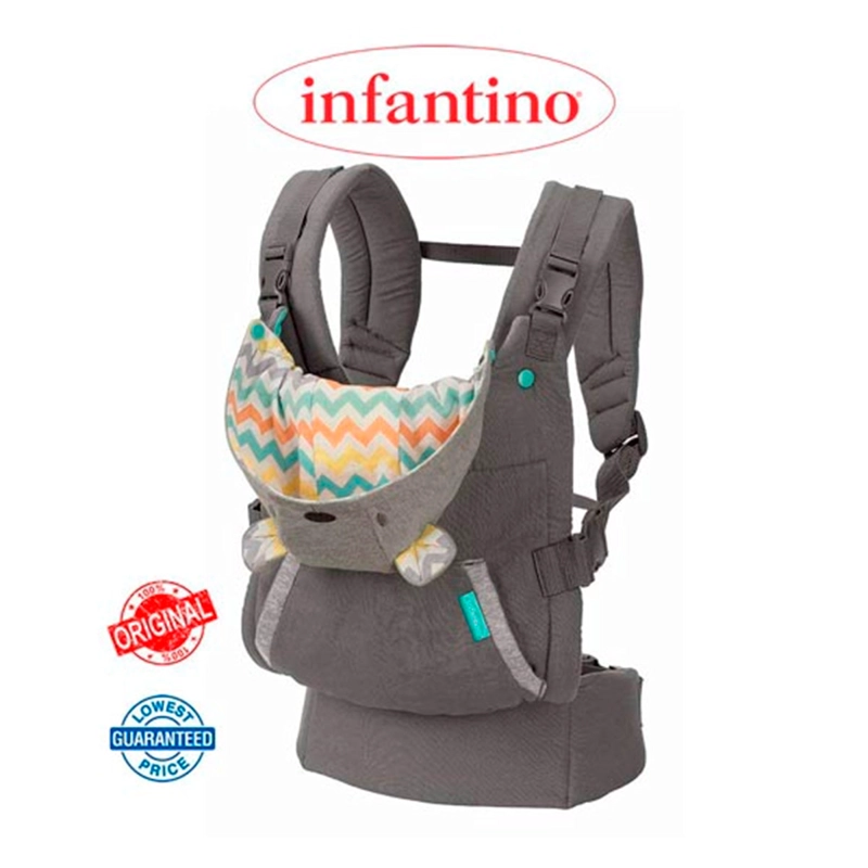 ARNÉS PORTABEBÉS INFANTINO CUDDLE UP GRAFITO - 2