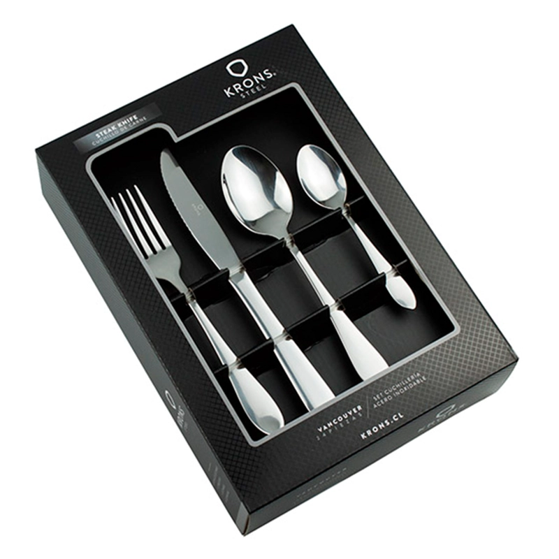 SET CUBIERTOS KRONS VANCOUVER CARNE 24 PIEZAS - 1