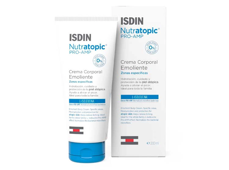 CREMA ISDIN HIDRATANTE EMOLIENTE NUTRATOPIC PRO-AMP 200 ML - 1