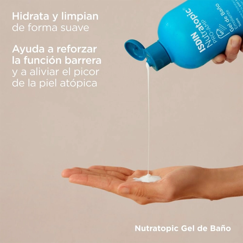 GEL DE BAÑO ISDIN NUTRATOPIC PRO-AMP EMOLIENTE 400 ML - 2