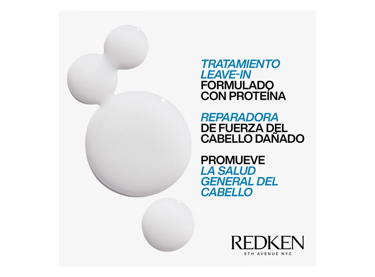 TRATAMIENTO REDKEN LEAVE-IN ANTI QUIEBRE REPARACIÓN CABELLO DAÑADO ANTI-SNAP EXTREME 240 ML - 5
