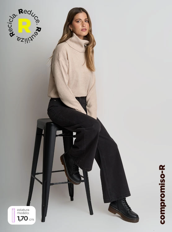 JEANS MUJER INDEX WIDE LEG - 1