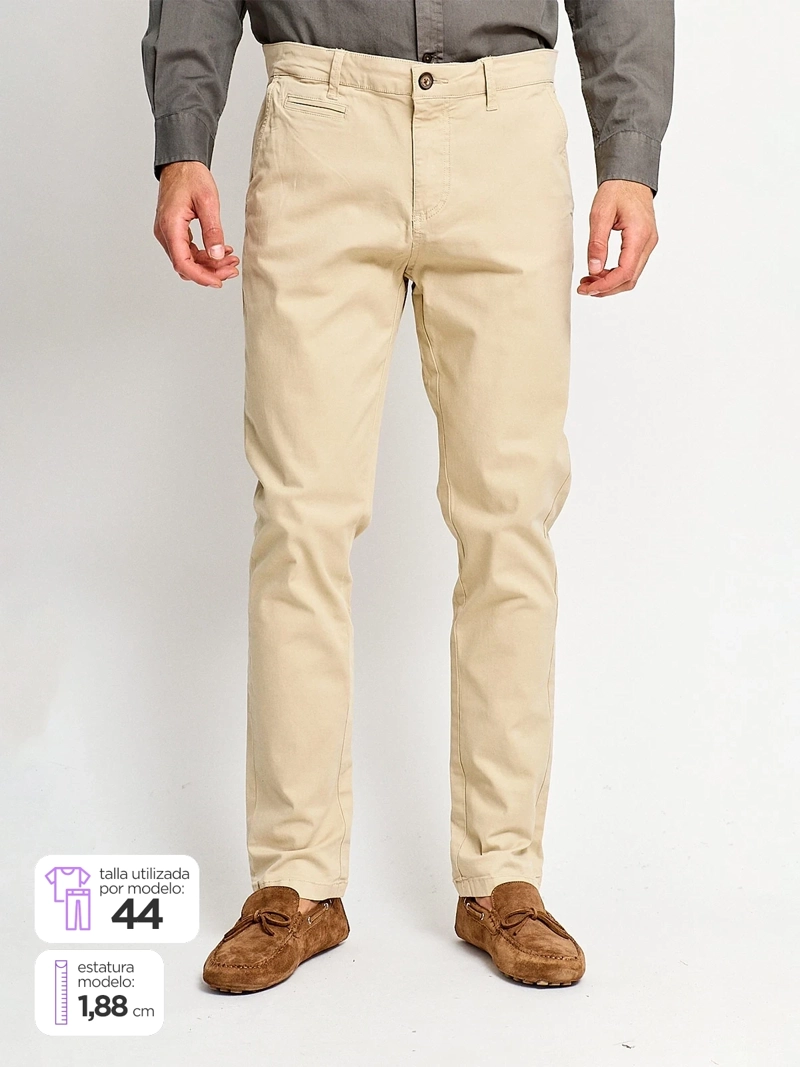PANTALÓN HOMBRE CACHAREL ALGODÓN SPORT - 1