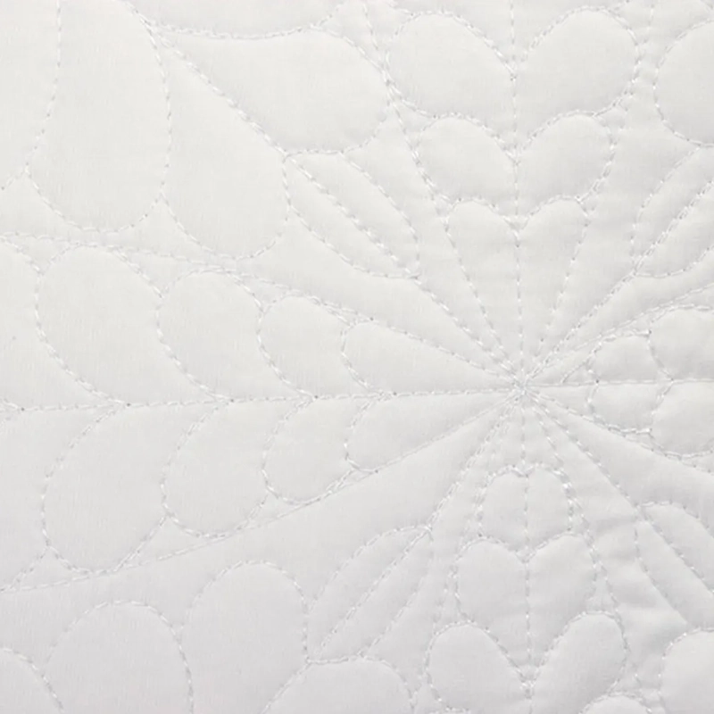 COJÍN CUBRECAMA RIPLEY HOME FLORAL BLANCO - 3