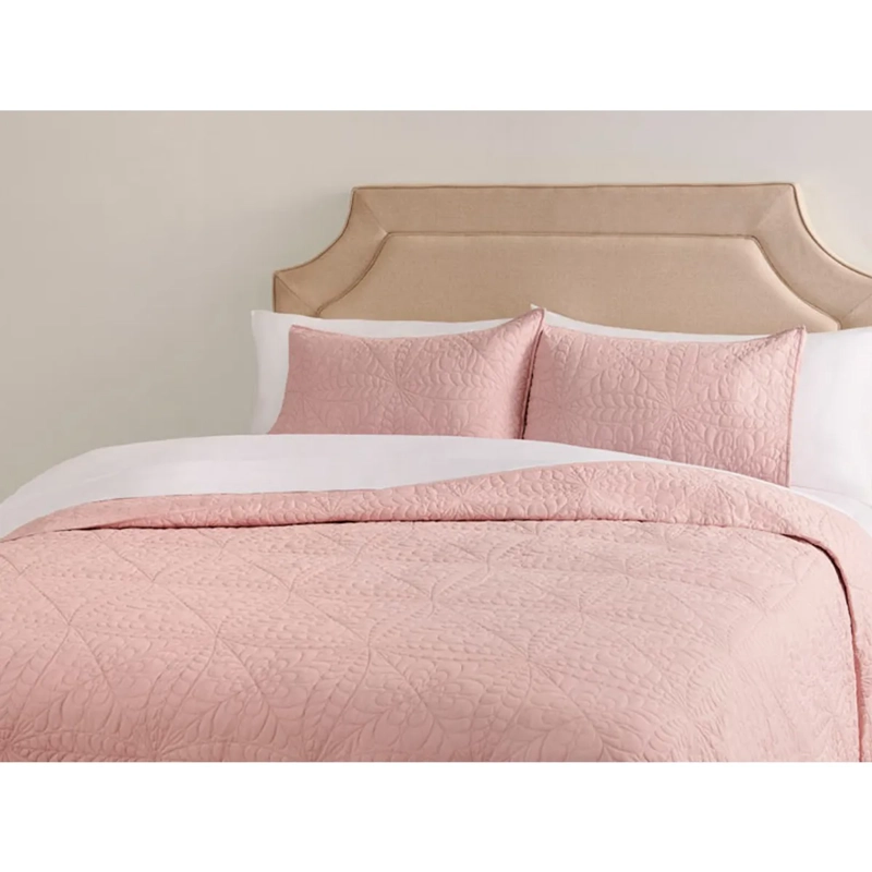 CUBRECAMA RIPLEY HOME FLORAL KING PALO ROSA - 2