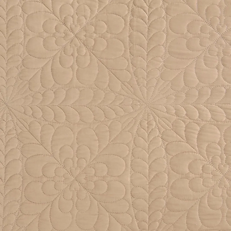 CUBRECAMA RIPLEY HOME FLORAL KING TAUPE - 3