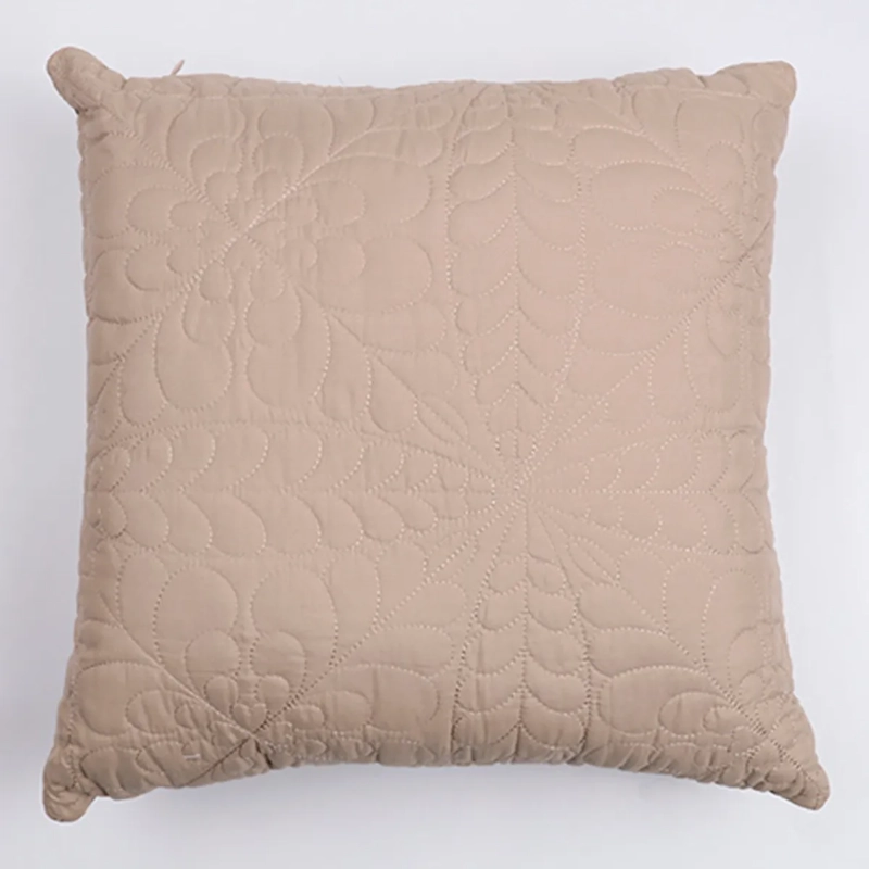 COJÍN CUBRECAMA RIPLEY HOME FLORAL TAUPE - 1