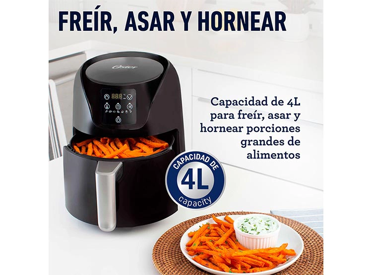FREIDORA DE AIRE OSTER DIGITAL 4 LT DIAMONDFORCE CKSTAF40DDF - 5