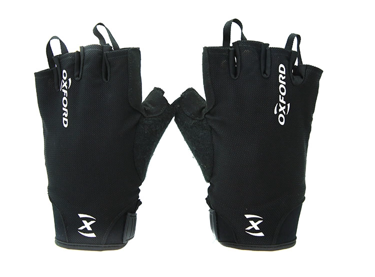GUANTES OXFORD T/L DEDO CORTO NEGRO - 1