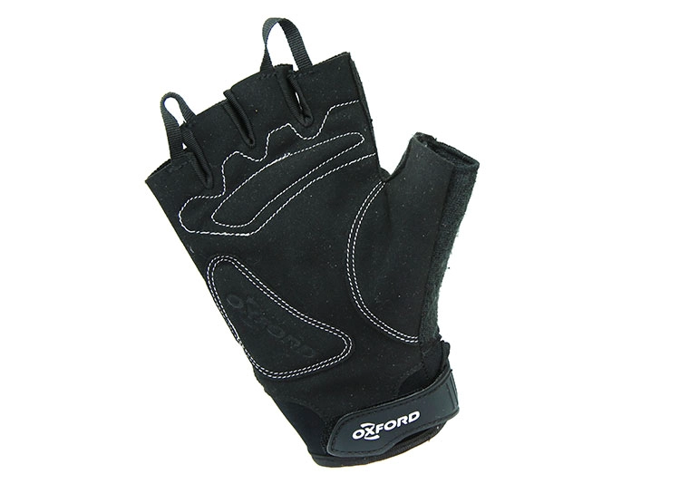 GUANTES OXFORD T/L DEDO CORTO NEGRO - 4