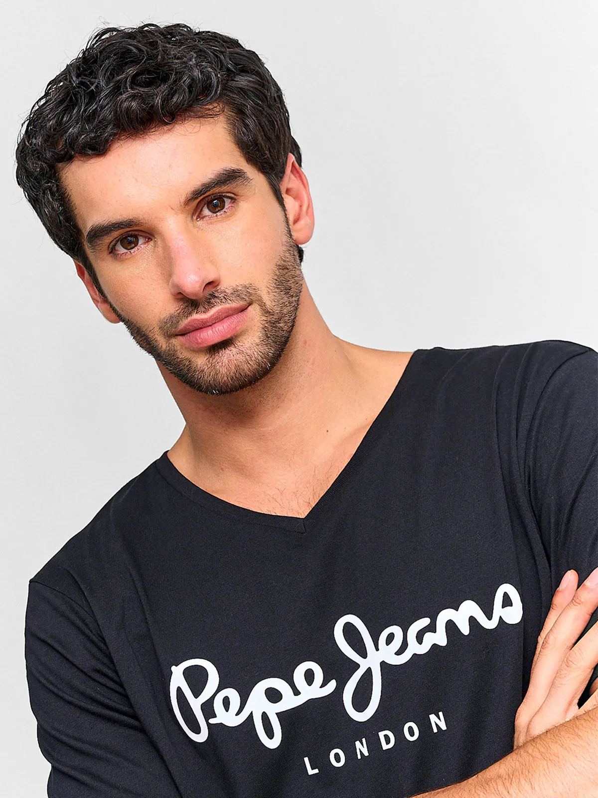 POLERA PEPE JEANS CUELLO EN V - 3