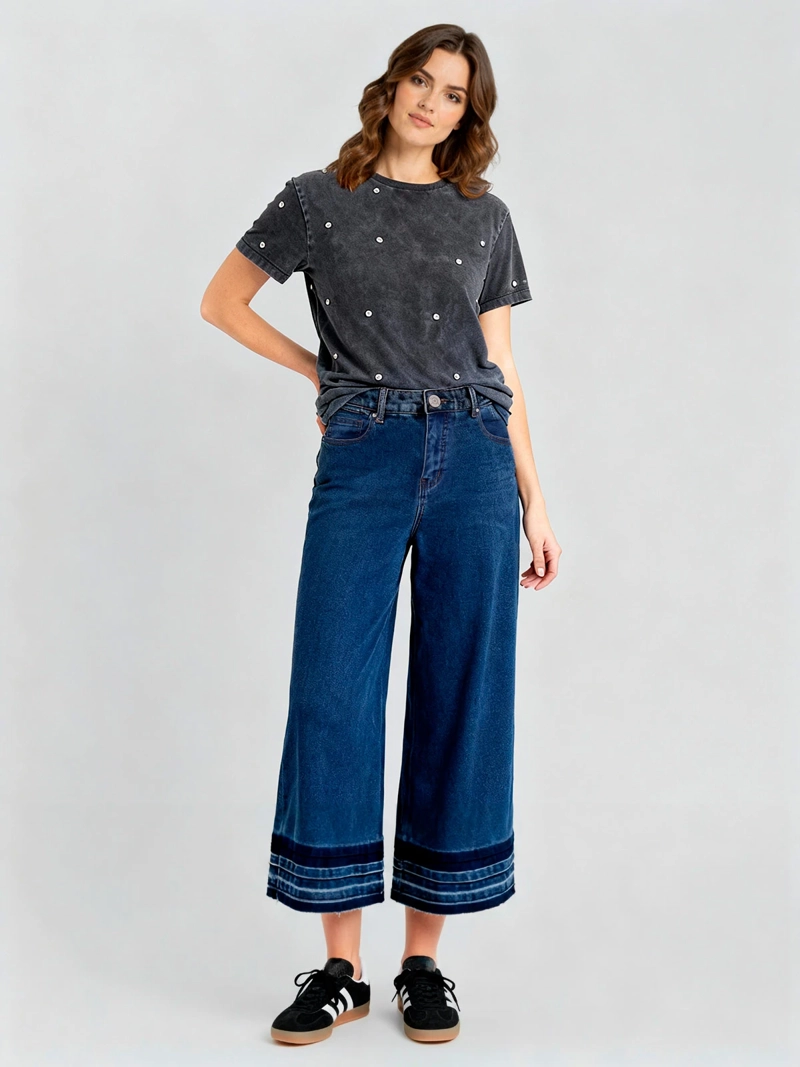 JEANS MUJER BARBADOS PIERNA ANCHA - 2
