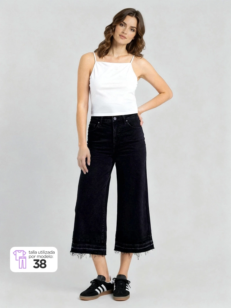 JEANS MUJER BARBADOS PIERNA ANCHA - 1
