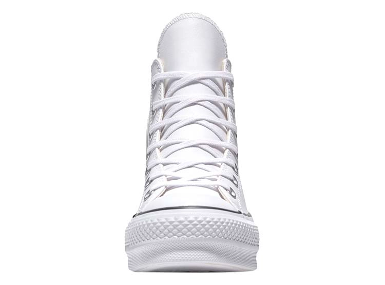 ZAPATILLAS MUJER CONVERSE URBANAS BLANCO CHUCK TAYLOR ALL STAR LIFT HI CUERO - 2